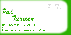 pal turmer business card