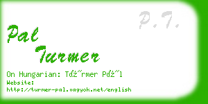 pal turmer business card